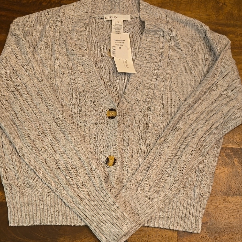 Cleo Gray Cardigan